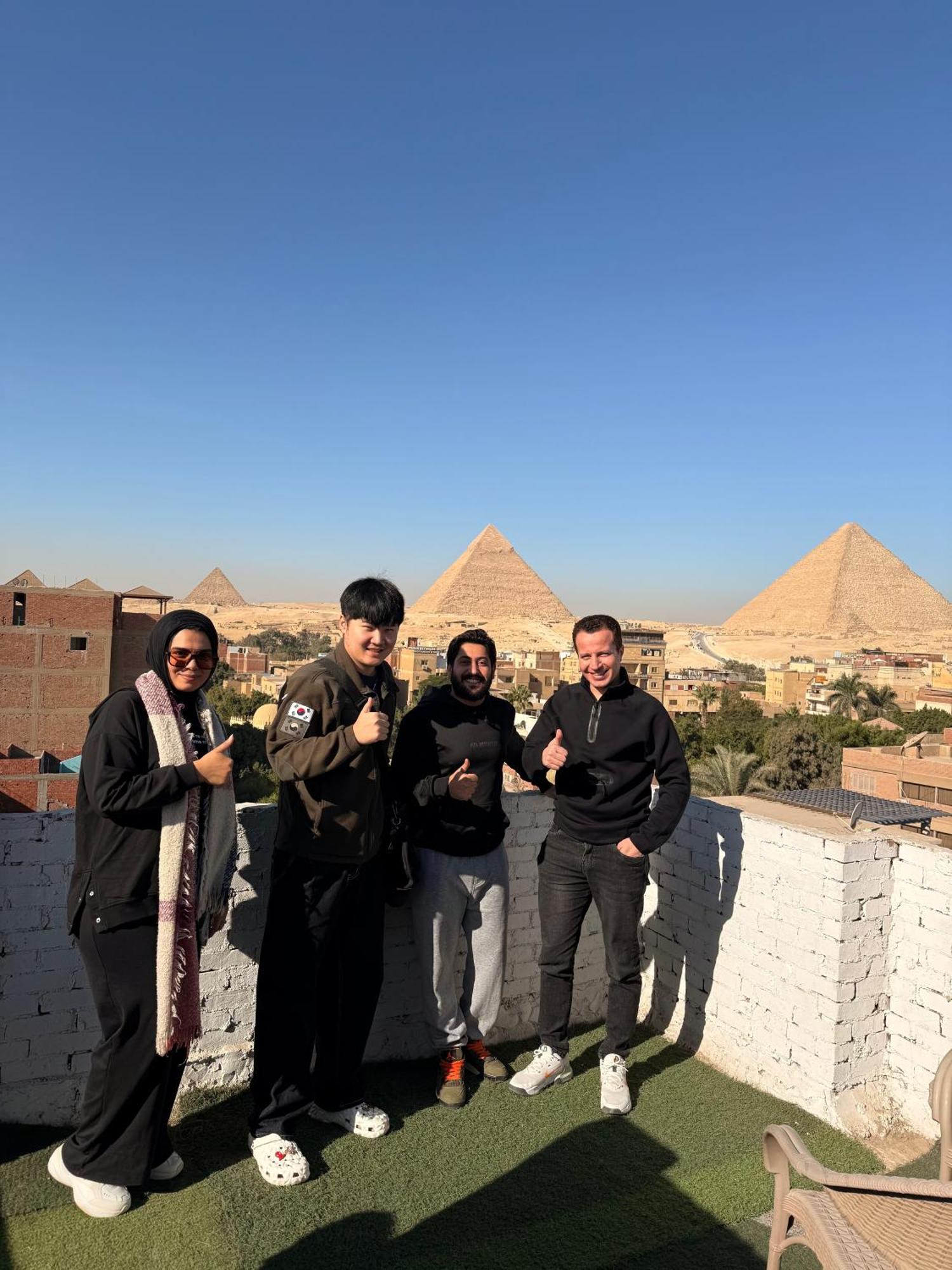 Loay Pyramids View Daire Kahire Dış mekan fotoğraf